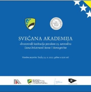Svečana Akademija obrazovnih institucija povodom Dana državnosti Bosne i Hercegovine