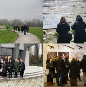 Odbor za dijalog Memorijalnog centra Srebrenica posjetio Jasenovac, Ušticu i Vukovar