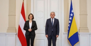 Džaferović – Edtstadler: Austrija se zalaže za brz napredak BiH u procesu pridruživanja EU