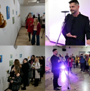 BKC TK: Otvorena humanitarna izložba “Zbog njih” umjetnika Rame Tučića Ramova