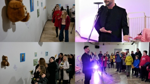 BKC TK: Otvorena humanitarna izložba “Zbog njih” umjetnika Rame Tučića Ramova