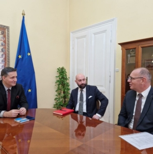 Bećirović razgovarao sa Zijadom Lugavićem kandidatom za gradonačelnika Grada Tuzle