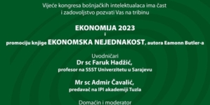 Najava javne tribine “Ekonomija 2023”