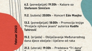 U februaru u Lukavcu Edo Maajka, Stefan Simić, predstava „Tri dana“ BNP-a Zenica i mnogi drugi sadržaji