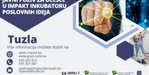 Javni poziv za učešće u impakt inkubatoru poslovnih ideja Grad Tuzla