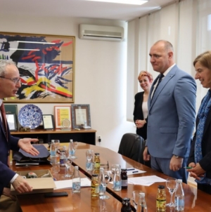 Ambasador Italije, NJ.E. Marco di Ruzza, sastao se sa gradonačelnikom Tuzle, dr.sc. Zijadom Lugavićem