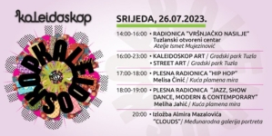 Najava programa 13. Kaleidoskop festivala za srijedu, 26. jula