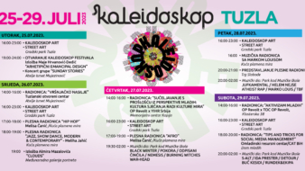 13. Festival umjetnosti mladih Kaleidoskop od 25. do 29. jula