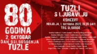 Nedjelja na Trgu Slobode: Koncert ‘Tuzli s ljubavlju’ u čast 80. godišnjice oslobođenja Tuzle