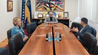Gradonačelnik Tuzle, dr. sc. Zijad Lugavić, razgovarao sa predsjednikom Skupštine Udruženja ILINDEN iz Tuzle