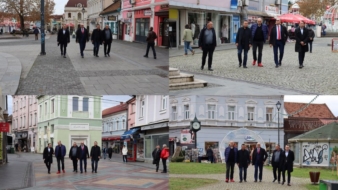 Gradonačelnik Lugavić sa saradnicima obišao lokacije koje su u pripremi za manifestaciju “Zima u Tuzli”