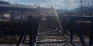 Izgradnja pješačkog mosta u Slavinovićima u završnoj fazi