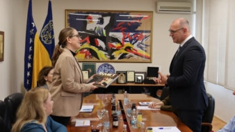Ambasadorica Švedske u BiH, Nj.E. Helena Lagerlöf sastala se sa gradonačelnikom Tuzle, dr. sc. Zijadom Lugavićem