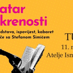 Književno veče ‘Teatar iskrenosti’ sa Stefanom Simićem