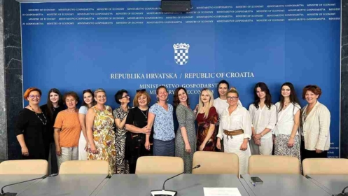 Ministarstvo trgovine, turizma i saobraćaja Tuzlanskog kantona organizovalo je jednodnevnu studijsku posjetu Ministarstvu gospodarstva Republike Hrvatske
