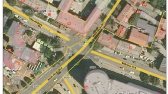 Obavijest o potpunoj obustavi saobraćaja na raskrsnici ulica Turalibegova, Maršala Tita i Mirze Delibašića, kod zgrade MUP u Tuzli u nedjelju 07.07.2024. godine.