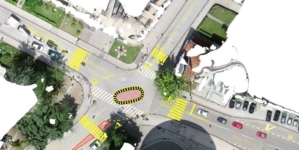Informacija o uspostavi eksperimentalnog kružnog toka saobraćaja na raskrsnici ulica: Turalibegova, Maršala Tita i Mirze Delibašića (kod zgrade MUP-a)