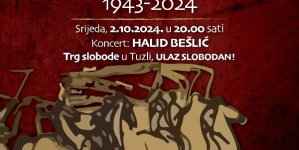 Grad Tuzla svečanim programom i koncertom Halida Bešlića, 2. oktobra obilježava 81. godišnjicu oslobođenja Tuzle