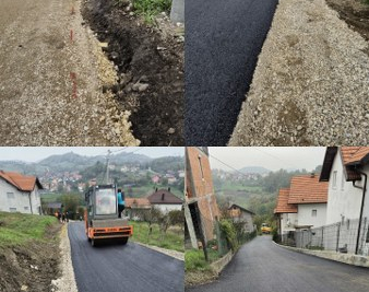 Završeni radovi na putnoj infrastrukturi u mjesnim zajednicama Simin Han i Brčanska Malta