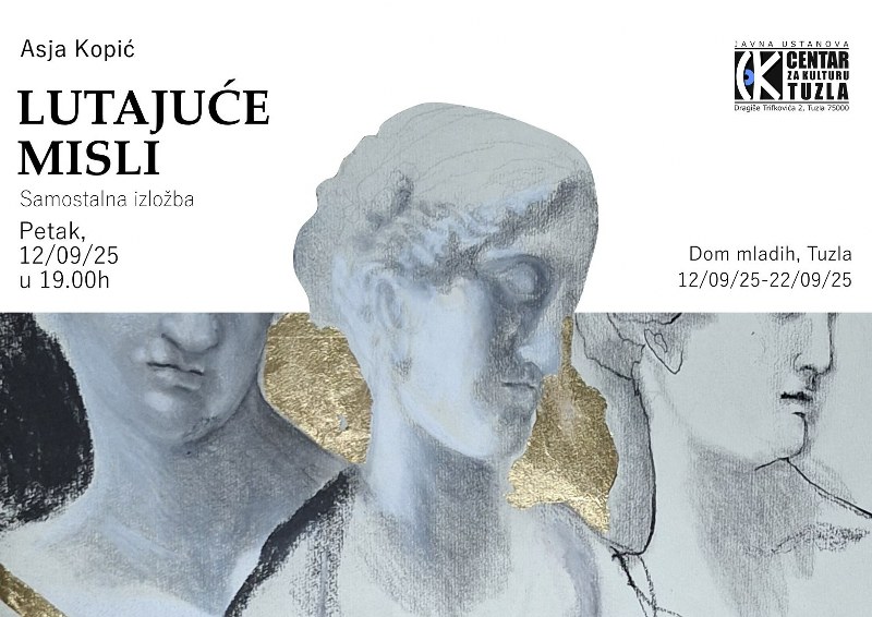 Izložba slika “Luatjuće misli” autorice Asje Kopić