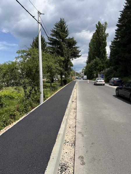 Završni radovi na sanaciji pješačkog trotoara u ulici Zvonka Cerića